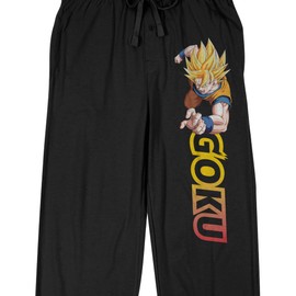 Dragon Ball Goku Super Saiyan Mens Sleep Pajama Pants-Large