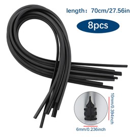 Pack of 9 Universal Windscreen Wiper Rubber, Wiper Rubber, Replacement Wiper Rubber, Avoid Glass Damage, Make Windscreen Wipers Quiet