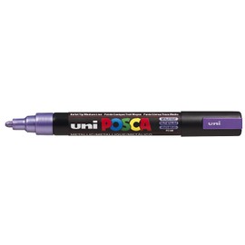 Posca UNI-BALL MARKER PEN PC-5M - METALLIC VIOLET - Single Pen