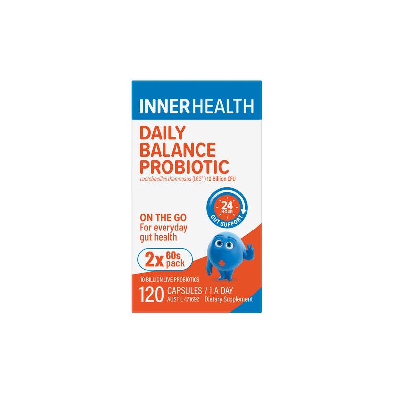 Inner Health Daily Balance Probiotic 120 Capsules