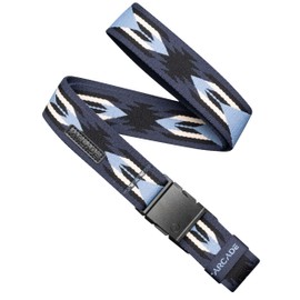 Arcade Ironwood A2 Slim Stretch Belt - Sky/Black, One Size