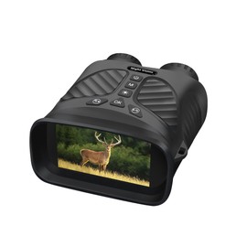 Kiyoraka Night Vision Binoculars for Recording at Night, Approx. 4.9 x 5.5 x 2.4 inches (12.4 x 14 x 6 cm)