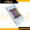9 Pack | German Stainless Steel Gracey Curette Picks, Color-Coded