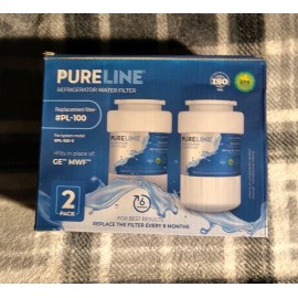 Pureline Pure Line PL-100 Replacement Refrigerator Water Filter 2-Pack For Model PL-100-S
