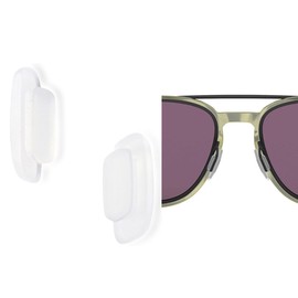 Seek Optics Replacement Nose Pads for Maui Jim North Point MJ272 - Comfortable Technology to Replace a Broken or Missing Nose Pad in Existing Frames Clear