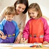 Amaza 2-Piece Children's Painting Apron with Velcro Fastening for Ages