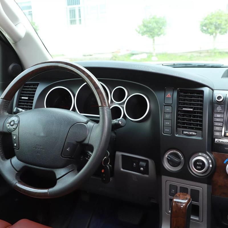 CSKT2022 ABS Matte Black Dashboard Dash Panel Frame Trim Cover