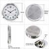 2-1/8 Inch (55 mm) Quartz Clock Insert, Zinc-Alloy Metal Case,