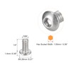 QUARKZMAN #4-40x1/4 Inch Switch Head Socket Cap Screws 50pcs 304