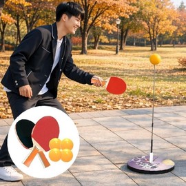 Home Table Tennis Table: Safe Self-Practice Indoor Return Board for Solo Training Set