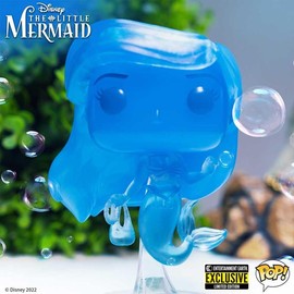 Funko The Little Mermaid Ariel Blue Translucent Exclusive Pop! Vinyl Figure #563