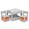 Kids Activity Table and Chair Set for Drawing and Learning
