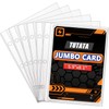 Jumbo Card Sleeves Big Card Protector Sleeves for 3 Ring