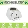 omoZone Exterior Door Handle Cover Cap with Keyhole Front Left