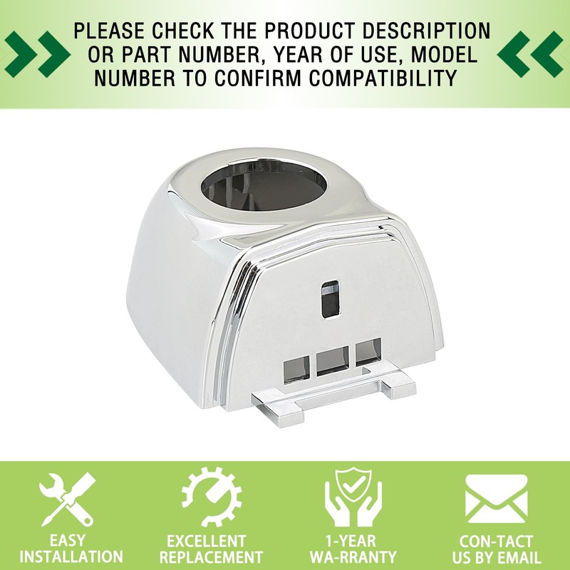 omoZone Exterior Door Handle Cover Cap with Keyhole Front Left
