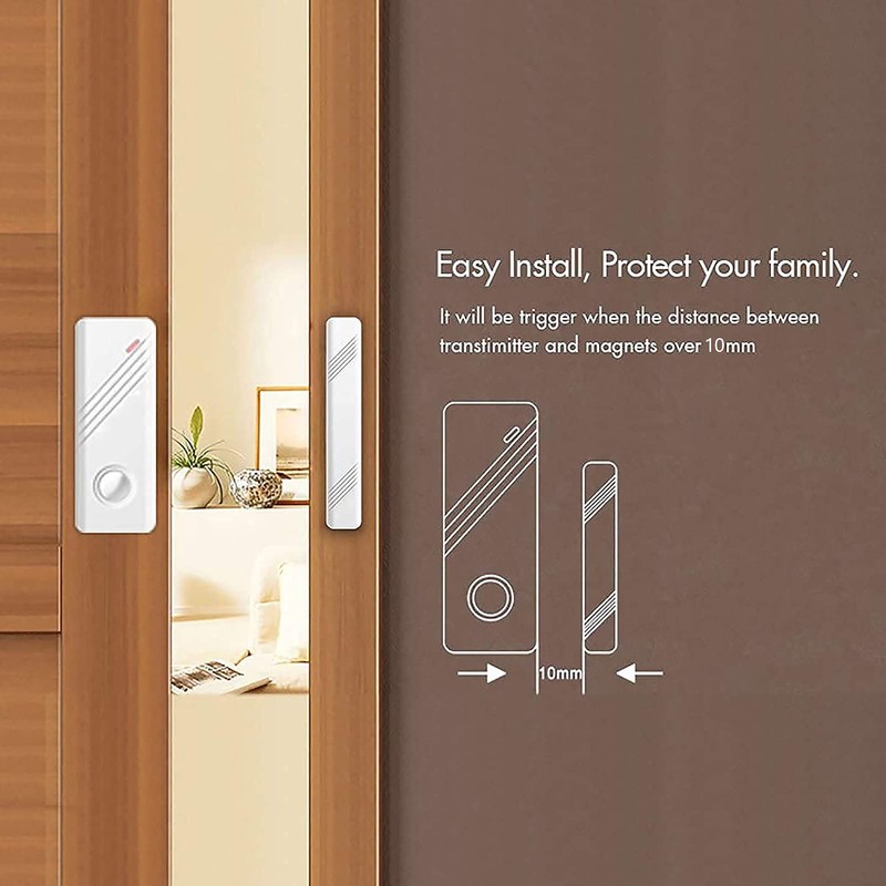 Wolf-Guard 433MHz MC-03B Door Window Sensor for Home Guard System,Power
