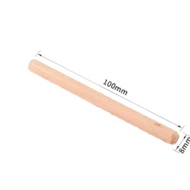 100Pcs Wooden Dowel Pins Kit 5/16" x 4 Inch Small Fluted Wood Dowels Pegs Hardwood Pin for Furniture Woodworking Crafts, Furniture, Door, DIY