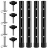 FUNYKICH Folding Table Leg Extenders, Durable Steel Folding Tables Leg