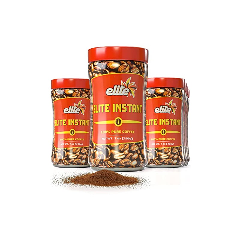Elite Instant Coffee, 7oz (12 Pack) | Kosher for Passover,