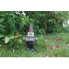 Hi-Line Gift 75616-N Gnome Holds Go Away Sign Statue