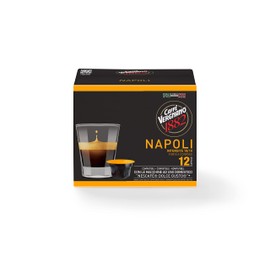 Caffè Vergnano 1882 - Coffee Capsules Compatible With Nescafé Dolce Gusto, Napoli - 1 Pack Of 12 Capsules