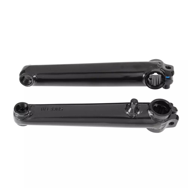 PRO+ BMX/FREESTYLE Bicycle 170mm Chromoly 8T Crank Arm Set BLACK