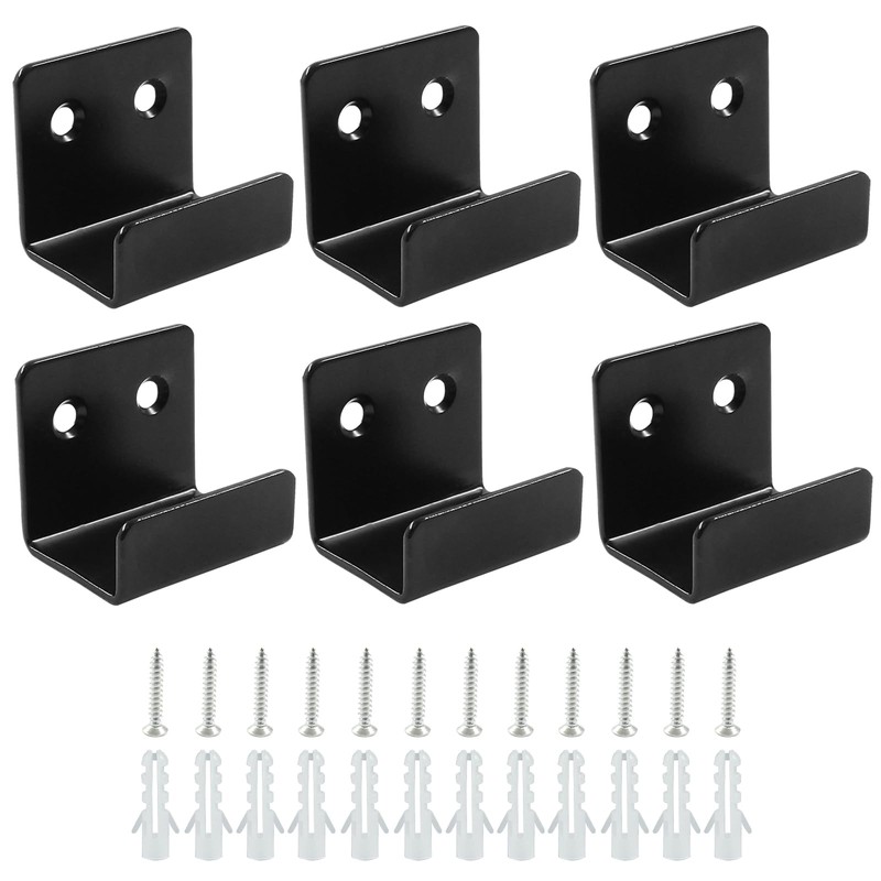 Moicstiy 6 Pack Wall Hanger Fastener, Stainless Steel Wall Mount