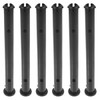 LABRIMP 6pcs Plastic Trash Bin Lid Hinge Pins Connectors for