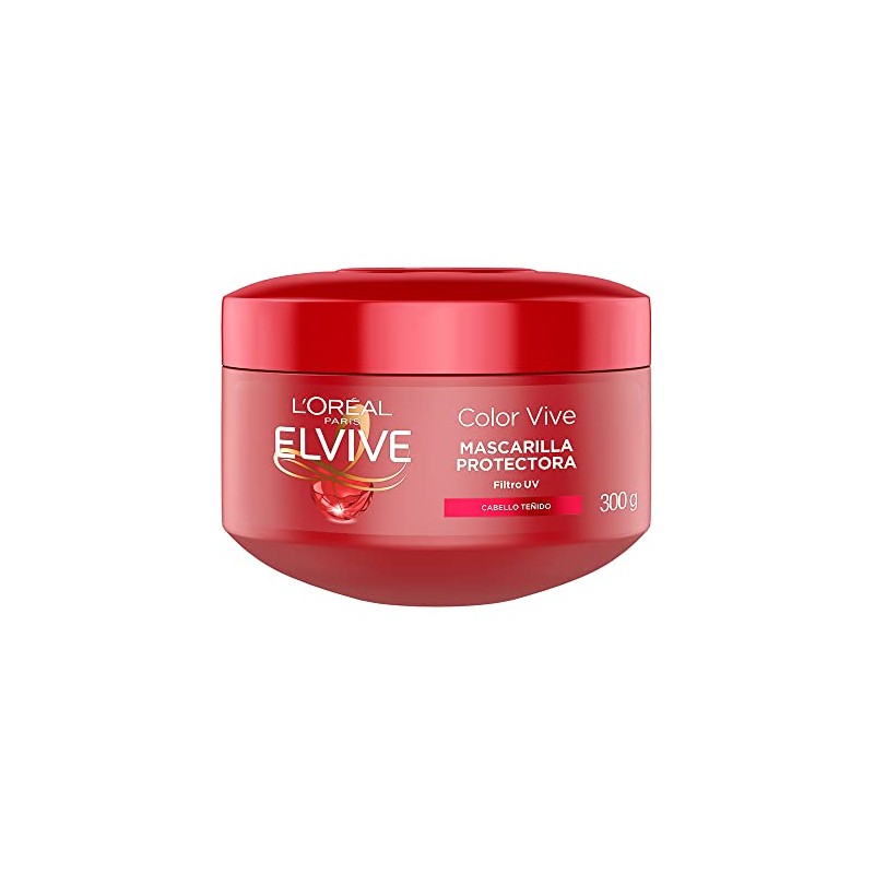 L'Oréal Paris Mascarilla para Cabello Teñido, Vive Elvive, 300 ml
