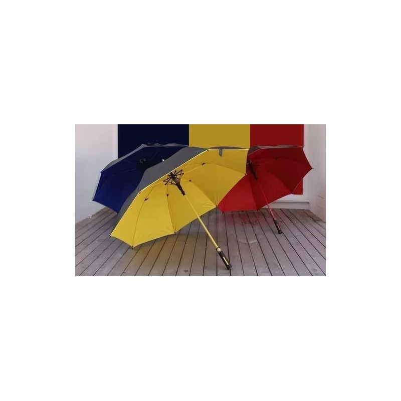 ML Paraguas Sombrilla Jumbo Golf Doble Tela 130 Cm Azul