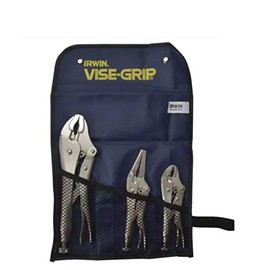Vise-Grip 73 3-Pc Original High Grade Alloy Steel Locking Pliers Set in Kit Bag