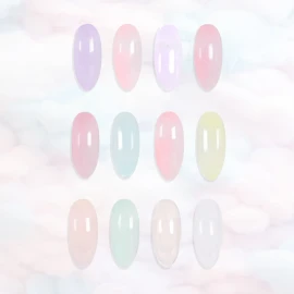 Miss Cherry Gama De Gel Base Rubber Esmalte Para Uñas 12pzs