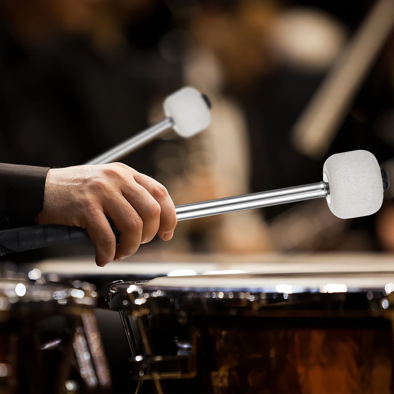 Bass Drum Wool Felt with Stainless Steel Handle Percussion Instrument