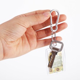 20 PCS Carabiner Clips Snap Hooks, Aluminum Carabiner Keychain, Small Carabiner Clips for Keys, Karabiner Keyring Clip Snap Hook for Backpack Dog Leash Fishing Camping Awning (Not for Climbing)