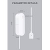 UseeLink Smart WiFi Water Leak Detector, 2.4GHz Wireless, APP Smart