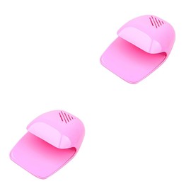 Healvian 2pcs Professional Nail Dryer Fans Nail Dryer Tool Primer Dehydrator Portable for Salon College