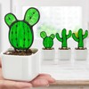 Sunnychicc 4 Set of Mini Cactus Plant Stained Glass with