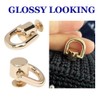 D Rings for Purse, Heavy Duty Leather Rivets Button and