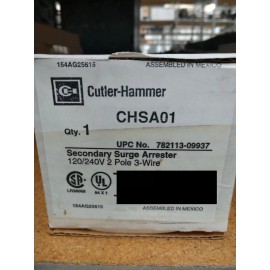 Cutler-Hammer CHSA01 Cutler-Hammer Secondary Surge Arrester 120/240V 2 Pole 3-Wire
