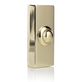 Wired Surface Mounted Bell Push Brass