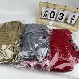 Balaclava Women's Hooded Scarf Winter Neck Warmer lf3492 Free Size/Gray 4ea