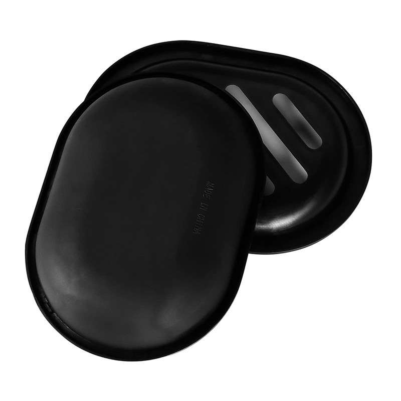 Topsky 2-Pack Soap Dish with Drain, Soap Holder, Soap Saver,