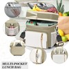 LOKASS Lunch Box for Women/Men-16L-Insulated Lunch Bag, Expandable Double-layer Leakproof