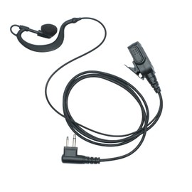Klykon Cp200d Earpiece,Walkie Talkie Headset with Mic Ptt Compatible with Motorola Cp200 Cp185 Cp200d Rdm2070d 2 Way Radio 2 Pin G Shape