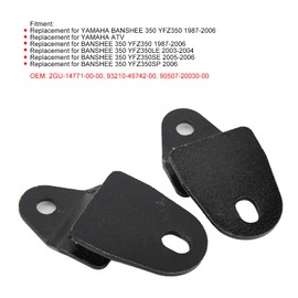 Aramox Motorcycle Exhaust Muffler Pipe Bracket Hanger Stay Mounts 2GU-14771-00-00 Replacement for BANSHEE 350 YFZ350 1987-2006