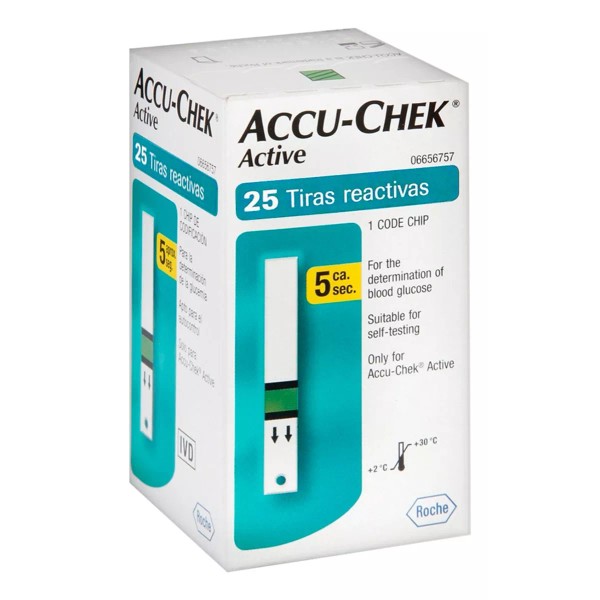 Accu-chek Active 25 Tiras