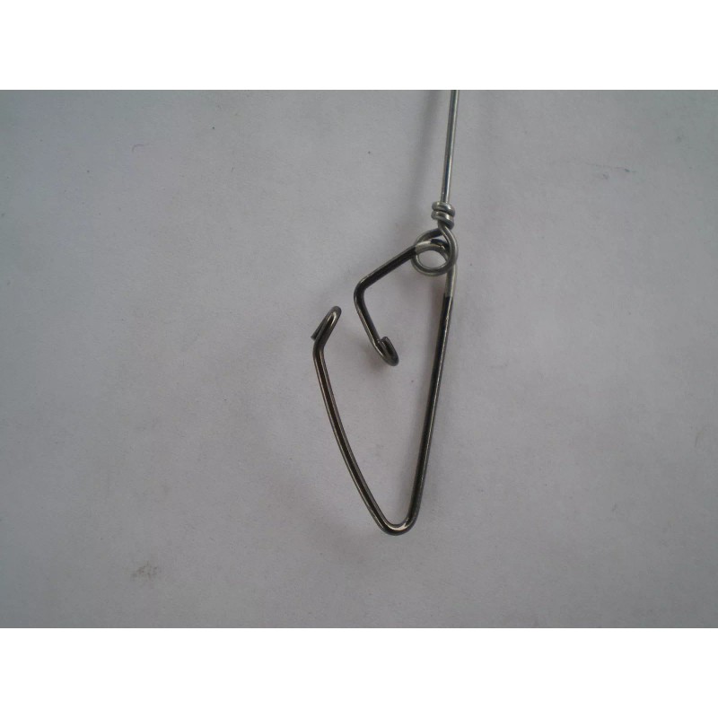 Unbranded 15 PCS. SOLID STAINLESS STEEL WIRE LEADER 10"/150 LBS