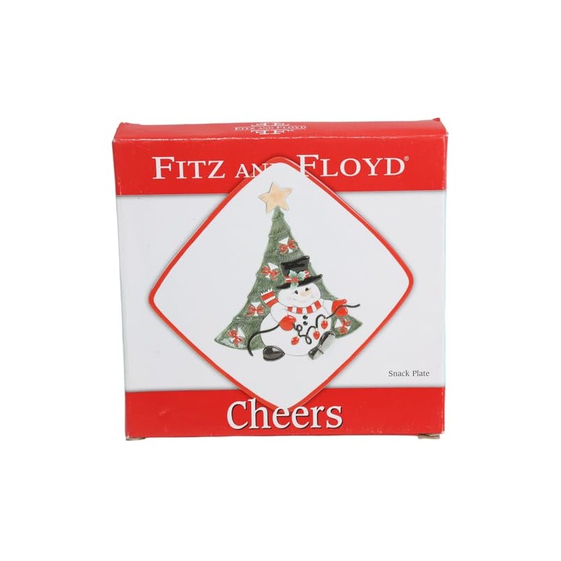 Fitz and Floyd Cheers Snack Plate