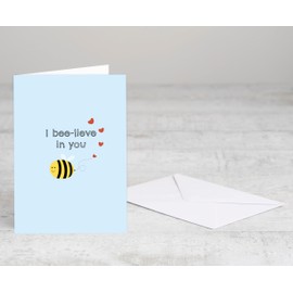 BYANIKA A6 I Believe In You Card | Good Luck Cards | Best Of Luck Gifts | Encouragement You Can Do It You Got This | In Your Exams Interview New Job Driving Test (I Believe In You)