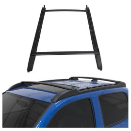 HECASA Roof Rack Cross Bars Compatible with 2005-2023 Toyota Tacoma Double Cab Replacement for PT278-35170 Top Rail Crossbars Luggage Carrier Aluminum Black (Will Not Fit Access Cab)